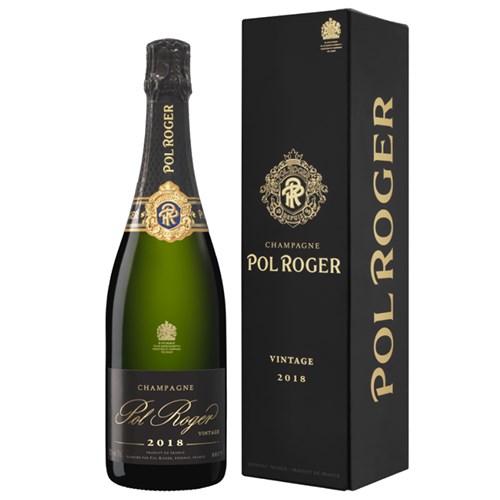 Send Pol Roger Brut Vintage 2018 75cl - Pol Vintage Champagne Gift Online
